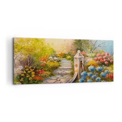 Impression sur toile - Image sur toile - En pleine floraison - 100x40 cm