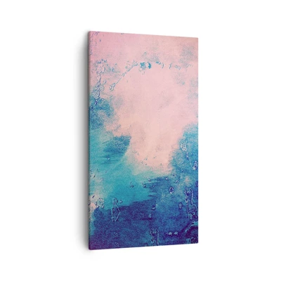 Impression sur toile - Image sur toile - Etreintes bleues - 45x80 cm