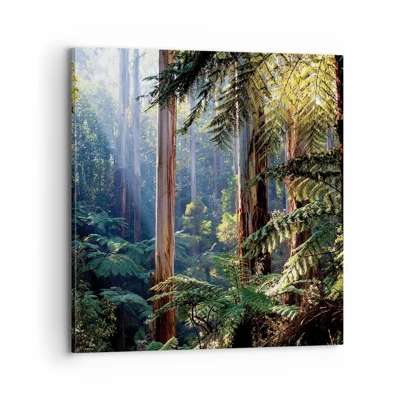 Impression sur toile - Image sur toile - Fable de la forêt - 70x70 cm