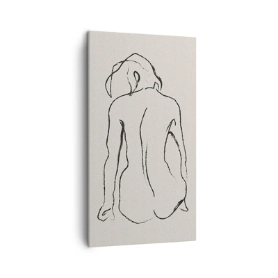 Impression sur toile - Image sur toile - Femme nue - 45x80 cm