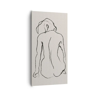 Impression sur toile - Image sur toile - Femme nue - 65x120 cm