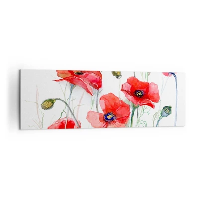 Impression sur toile - Image sur toile - Fleurs polonaises - 160x50 cm
