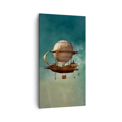 Impression sur toile - Image sur toile - Jules Verne vous salue - 55x100 cm
