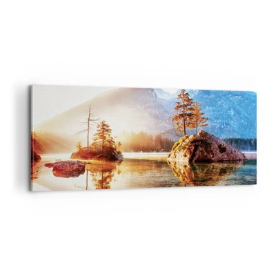 Impression sur toile - Image sur toile - La nature sous un nouveau jour - 100x40 cm