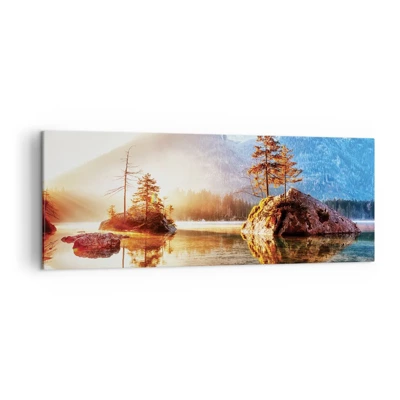 Impression sur toile - Image sur toile - La nature sous un nouveau jour - 140x50 cm