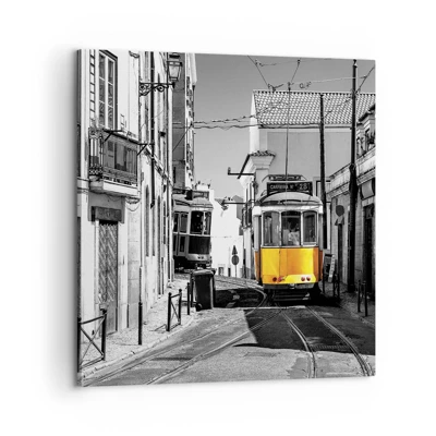 Impression sur toile - Image sur toile - L'âme de Lisbonne - 60x60 cm