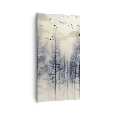 Impression sur toile - Image sur toile - L'âme de la forêt - 65x120 cm