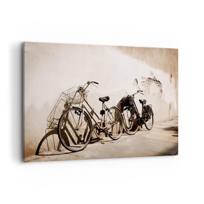 Impression sur toile - Image sur toile - Le charme inoubliable du passé - 120x80 cm