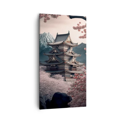 Impression sur toile - Image sur toile - Le pays des cerisiers en fleurs - 55x100 cm