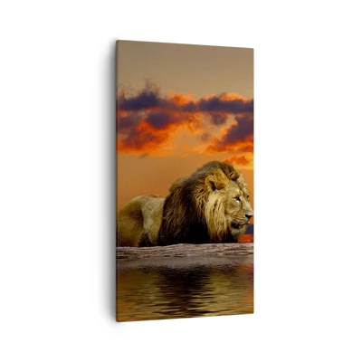 Impression sur toile - Image sur toile - Le roi de la nature - 55x100 cm