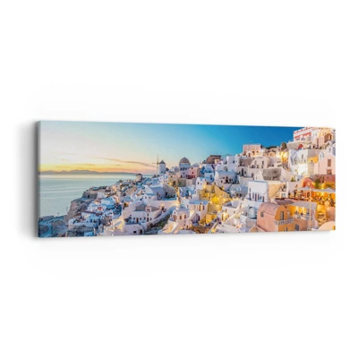Impression sur toile - Image sur toile - L'essence de la grecque - 90x30 cm