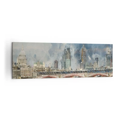 Impression sur toile - Image sur toile - Londres dans toute sa splendeur - 160x50 cm
