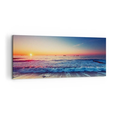 Impression sur toile - Image sur toile - Mais quel horizon ? - 120x50 cm