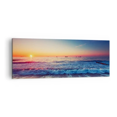 Impression sur toile - Image sur toile - Mais quel horizon ? - 140x50 cm