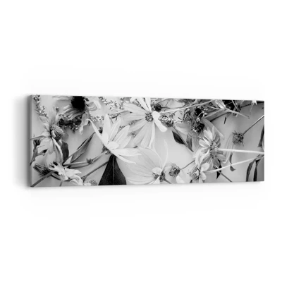 Impression sur toile - Image sur toile - Non-un bouquet de fleurs - 90x30 cm