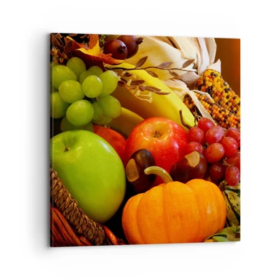 Impression sur toile - Image sur toile - Panier de récolte - 70x70 cm