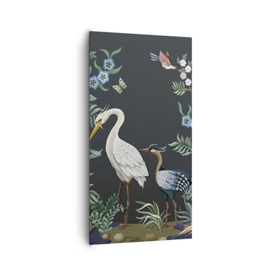 Impression sur toile - Image sur toile - Parade d'oiseaux - 65x120 cm