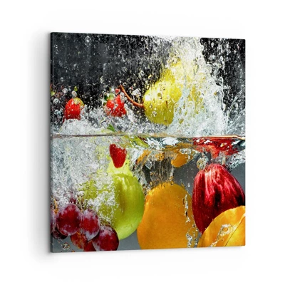 Impression sur toile - Image sur toile - Rafraîchissement fruité - 50x50 cm