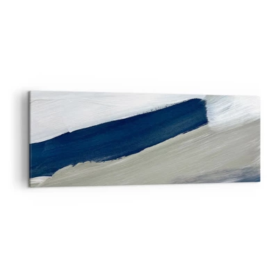Impression sur toile - Image sur toile - Rencontre avec la blancheur - 140x50 cm