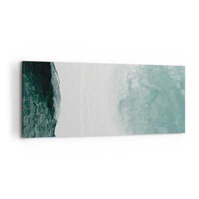 Impression sur toile - Image sur toile - Rencontre avec le brouillard - 100x40 cm