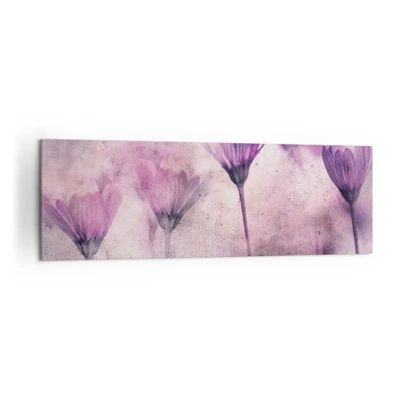 Impression sur toile - Image sur toile - Rêve de fleurs - 160x50 cm
