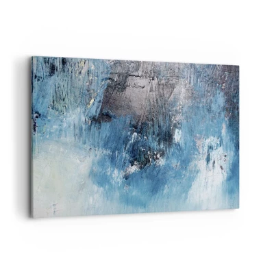 Impression sur toile - Image sur toile - Rhapsodie en bleu - 100x70 cm