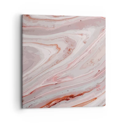 Impression sur toile - Image sur toile - Rose liquide - 70x70 cm