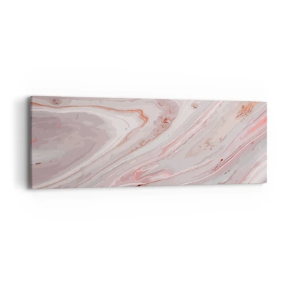 Impression sur toile - Image sur toile - Rose liquide - 90x30 cm