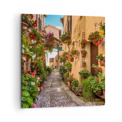 Impression sur toile - Image sur toile - Ruelle italienne - 50x50 cm