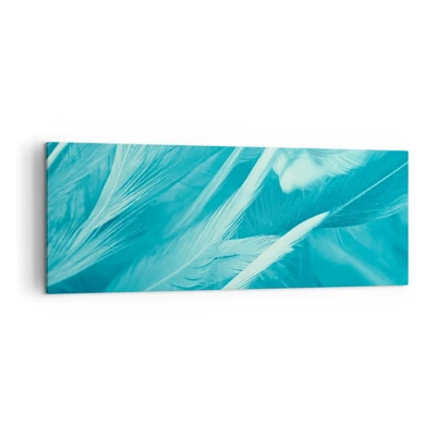 Impression sur toile - Image sur toile - Se noyer dans les plumes - 140x50 cm