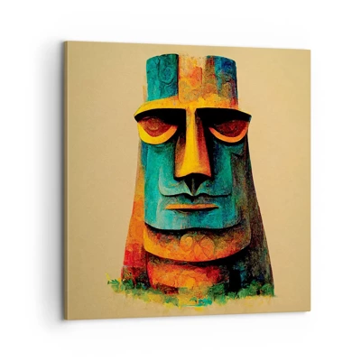 Impression sur toile - Image sur toile - Statuesque et sympathique - 60x60 cm