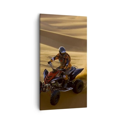 Impression sur toile - Image sur toile - Sur les vagues de sable - 55x100 cm