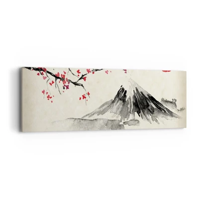 Impression sur toile - Image sur toile - Tomber amoureux du Japon - 90x30 cm