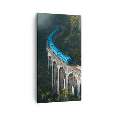 Impression sur toile - Image sur toile - Train nature - 55x100 cm