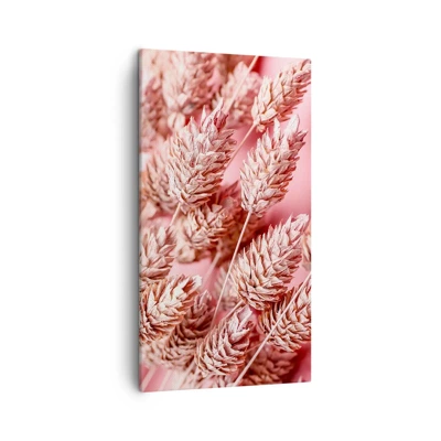 Impression sur toile - Image sur toile - Une cascade florale en rose - 45x80 cm