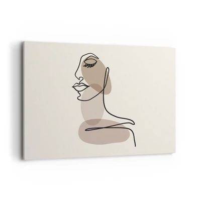 Impression sur toile - Image sur toile - Une certaine ligne de beauté - 120x80 cm