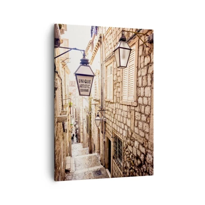 Impression sur toile - Image sur toile - Une charmante ruelle - 50x70 cm