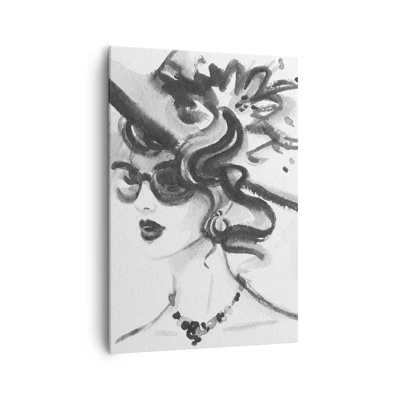 Impression sur toile - Image sur toile - Une dame de caractère - 70x100 cm