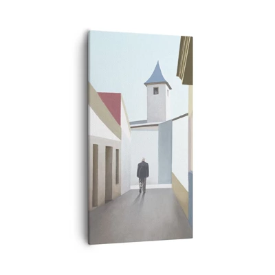 Impression sur toile - Image sur toile - Une promenade ensoleillée - 55x100 cm