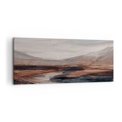 Impression sur toile - Image sur toile - Une vallée tranquille - 120x50 cm