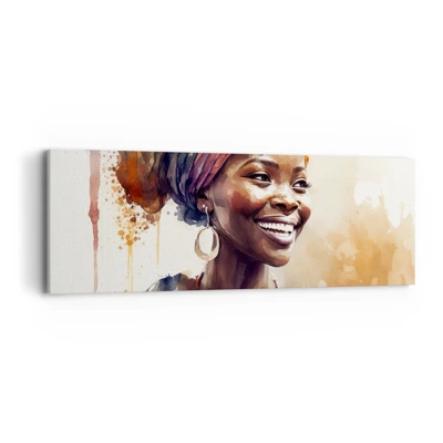 Impression sur toile - Image sur toile - reine africaine - 90x30 cm