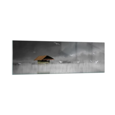 Impression sur verre - Image sur verre - A l'abri de la pluie - 160x50 cm