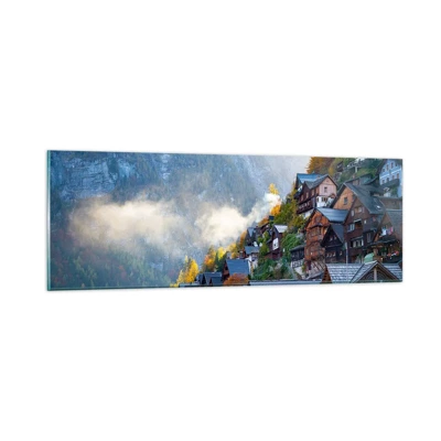 Impression sur verre - Image sur verre - Ambiance alpine - 90x30 cm