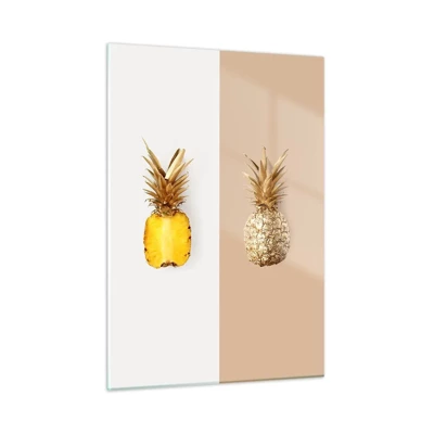 Impression sur verre - Image sur verre - Ananas pour nous - 50x70 cm