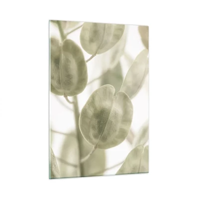 Impression sur verre - Image sur verre - Au commencement il y avait des feuilles... - 50x70 cm