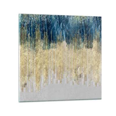 Impression sur verre - Image sur verre - Bordure dorée - 40x40 cm