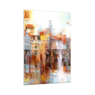 Impression sur verre - Image sur verre - C'est aussi beau sous le pont - 50x70 cm