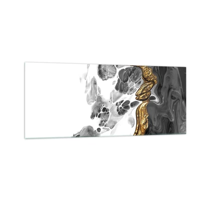 Impression sur verre - Image sur verre - Composition organique - 100x40 cm