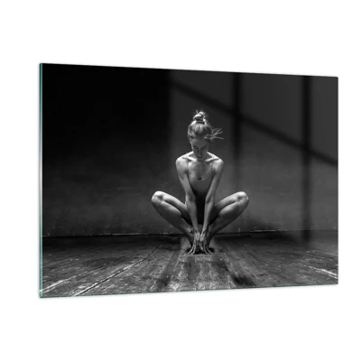 Impression sur verre - Image sur verre - Concentration de l'énergie de la danse - 120x80 cm