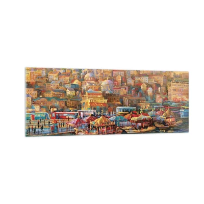 Impression sur verre - Image sur verre - Conte d'Istanbul - 140x50 cm